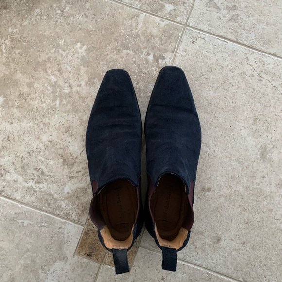 Paul Smith blue suede Chelsea boots, size 7 - Picture 3 of 7